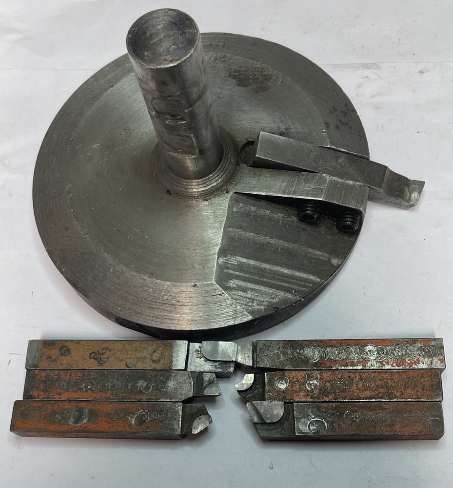 Boring Head Fly Cutters Large 6” Diam. 1/2” tool Bits 1” Shank (26JN239)
