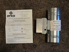 FAMCO ADC4120ES Motorized Damper Power Open 4 Inch 120 Volt W/End Switch