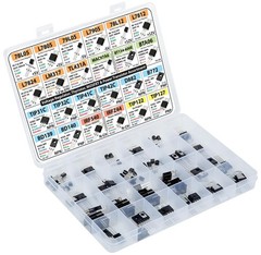 Power Transistor, Mosfet, Thyristor and Voltage Regulator Assortment Kit, 82 pcs