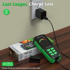 RDINSCOS Rechargeable Moisture Meter Digital Wood Moisture Detector [B61]