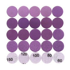 25mm Wet and Dry Sanding Discs 1 inch Sandpaper Hook and Loop Pads Grit 60-10000