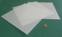 Micarta Phenolic G10FR4 Sheet .063″ (1/16″) Thick x 12″ x 12″, 3 Units