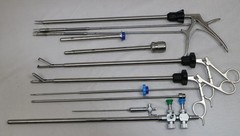 25Pcs Laparoscopic Instrument Set 5mmx330mm Reusable SS Surgical Kit CE Approved