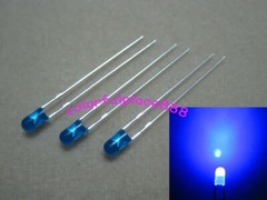 3mm Flangeless Red Yellow Blue Green White Orange Warm White Diffused Round LED