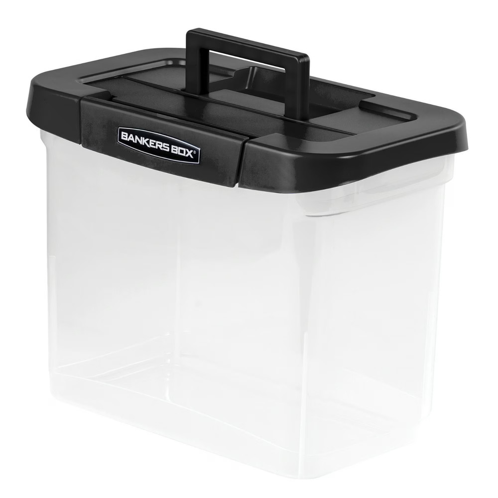 Bankers Box Plastic Letter Size File Organizer, Clear