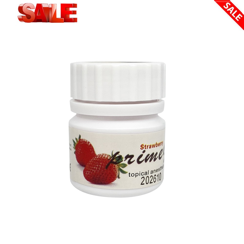 Dental Topical Anesthetic Gel Benzocaine 20% 1oz/30 gm Jars,Strawberry
