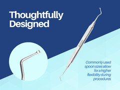 Dental Excavator Double Ended 1.5mm & 2mm Set of 3 Restorative Endodontic ARTMAN