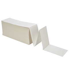 MFLABEL Fanfold 4″ x 6″ Direct Thermal Labels White Perforated Shipping Label…