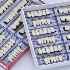 10-Box Dental Acrylic Resin Denture 22# A1 Full Sets Teeth Upper Lower Shade HOT