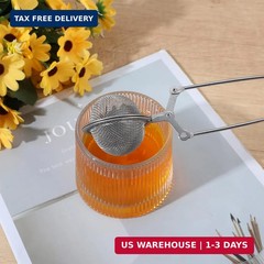 24 Pcs Reusable Tea Infuser Steeper Strainers for Loose Tea Filter Holder, Metal