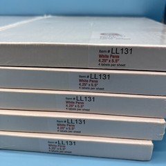10x Tape Logic Laser Labels, Rectangle, 4 1/4″ x 5 1/2″, White, 400/Case (LL131)