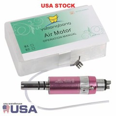 NSK Style Dental E-type 4H Air Motor 4Holes Low Speed Handpiece Pink-Color