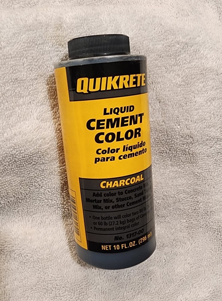 QUIKRETE 1317-00 LIQUID CEMENT COLOR 10oz CHARCOAL