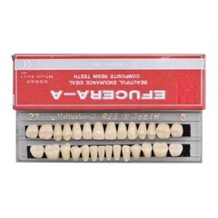 15Sets Dental Acrylic Resin Denture A2 A3 Shade False Teeth Full Set Upper Lower