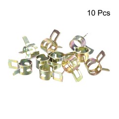 10pcs Silicone Vacuum Hose Pipe Clamp Low Pressure Air Clip Clamp 11mm 7/16inch