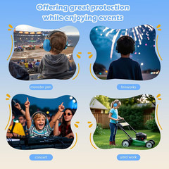ProCase Noise Cancelling Headphones for Kids Toddler, SNR 27dB Blue