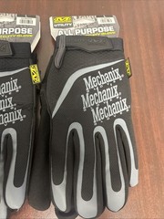 2 PAIR PACK Mechanix Wear All Purpose Utility Glove Black Size Large NEW