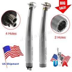 E-Type Dental High Speed LED Handpiece Standard Head Push 2/4Hole CE