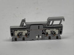 Allen Bradley 1492-P3Q Feed-Through Push In Terminal Block Light Grey LOT OF 6