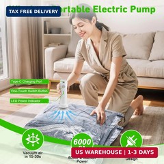 15PK Vacuum Storage Bags with Wireless Electric Pump Travel Space Saver Set!
