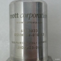 MOTT GasShield Filter Used GSMM-50-010-33 VLV-I-1022=A406