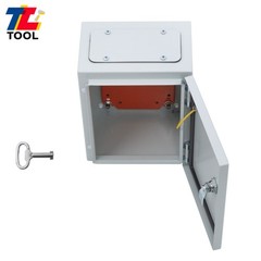 10x8x6″ Carbon Steel Electrical Box, IP65 Waterproof NEMA 4X Rated, Heavy-Duty
