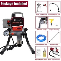 1700W High Pressure Airless Paint Sprayer High Efficiency Power Painting 110V