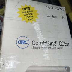 GBC CombBind C95e Manual Comb Binding Machine Great Condition ￼