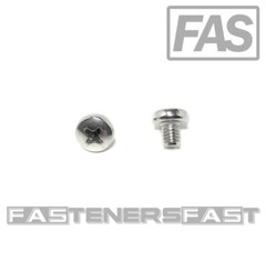 (25) M5-0.8 x 6 Stainless Steel Phillips Pan Head Machine Screw DIN7985 A2 M5x6