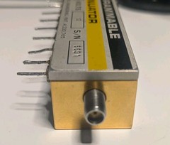 WEINSCHEL 3200-2 RELAY 12V SWITCHED PROGRAMMABLE ATTENUATOR