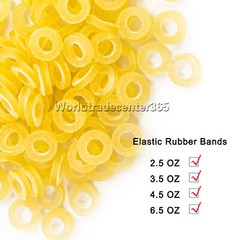 5000Pcs Dental Ortho Elastic Rubber Bands 1/4 3/16 1/8 5/16 2.5 3.5 4.5 6.5 OZ