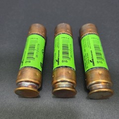 (3) Bussmann FRN-R-35 Fusetron 35Amp 250V AC/125V DC Time-Delay