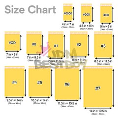 #00 5″x8″ (13cm x 21cm) Yellow Kraft Bubble Mailer Mailing Shipping Envelope Bag