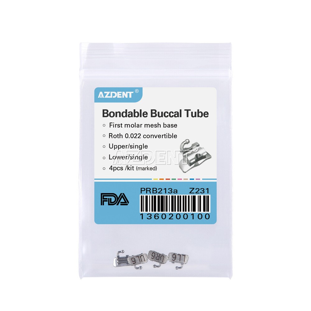 Dental Orthodontic Buccal Tube 1st Molar Bondable/Convertible/Non-Con Edgewise