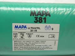 New Sealed MAPA Ultrantril 381 VM Nitrile Gloves, Size 9, Cotton Lined (HR)