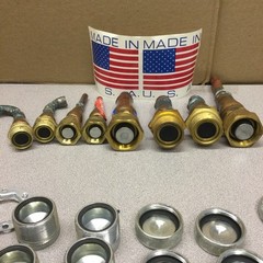 Refrigeration Quick Connects Aeroquip Take Off Set 7/8 ,5/8 And 2 , 3/8 Pairs