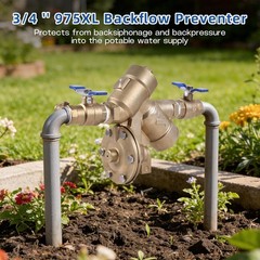 34-975XL2 3/4″ Reduced Pressure Zone Backflow Preventer Valve NEW