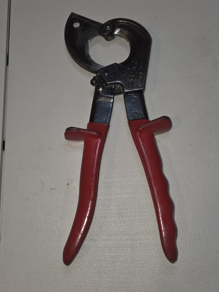 Vintage 1990s Klein Tools 63060 Ratcheting Cable Cutter Made In German 25+ Yrs