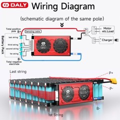 Daly Smart BMS LI-ION 4S 12V 20A 40A 100A 200A 300A LITHIUM Protection Balance