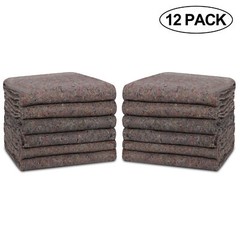 Moving Blankets Pro Economy 24 Pack Grey Shipping Furniture Pads 54″ x 72″