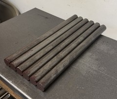 4130 Aircraft Grade Alloy Steel Round Bar 7/8″ Dia x 12″ Long (6 PC LOT)