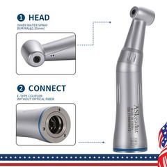 Dental Internal Water Spray Contra Angle E-type Low Speed Handpiece
