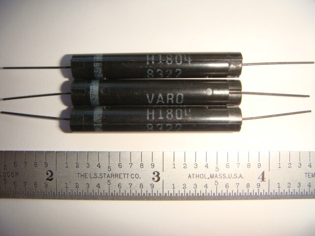 LOT (10) H1804 High Voltage 30KV Rectifier Diodes made by VARO — New and Unused