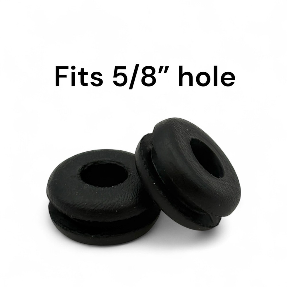 Rubber Grommet to fit 5/8″ Hole 1/8″ Thick Panel – 3/8″ Inner Diameter