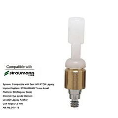 Dental fit Zest Locator Abutment Removable for STRAUMANN Tissue Level RN Implant