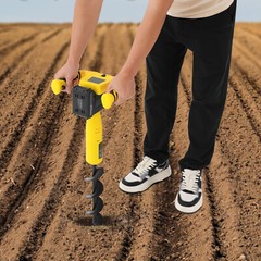 Cordless Electric Post Hole Digger 20V Earth Auger Hole Digger 2000mAh Battery