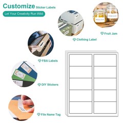 4″ x 2″ Self-Adhesive Laser / InkJet Printer Shipping Mailing Address Labels US