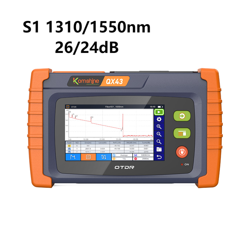 Komshine FX39 Fusion Splicer w/ One-step Cleaver ,QX43 1310/1550nm OTDR
