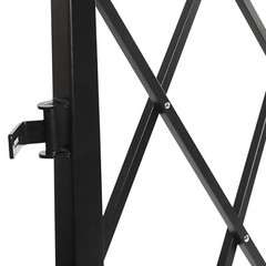 2m Single Folding Security Gate Rolling Door Gate 7.22’H x 7.5’W Fold Gate NEW