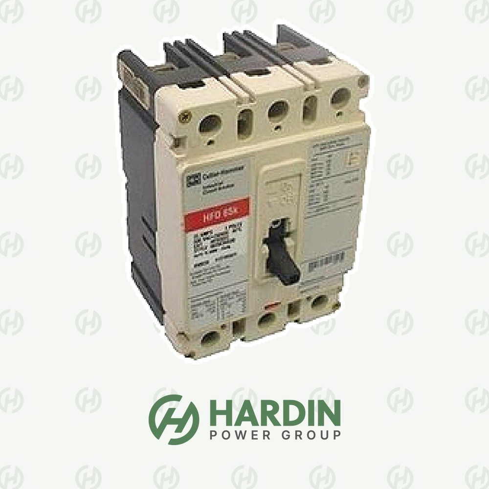 Cutler Hammer HFD3090 90A 480V 3-Pole 65kA Thermal Circuit Breaker Tested